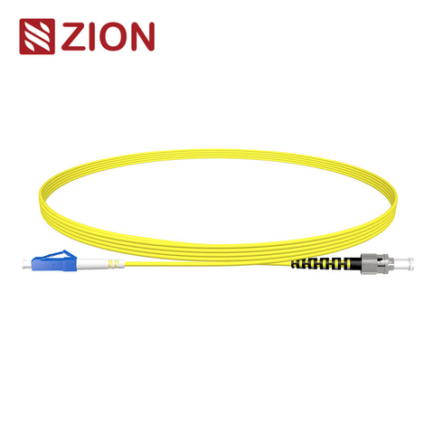 LC UPC to ST UPC Simplex G.652.D Single Mode PVC 2.0mm -2m(6ft) FOPC