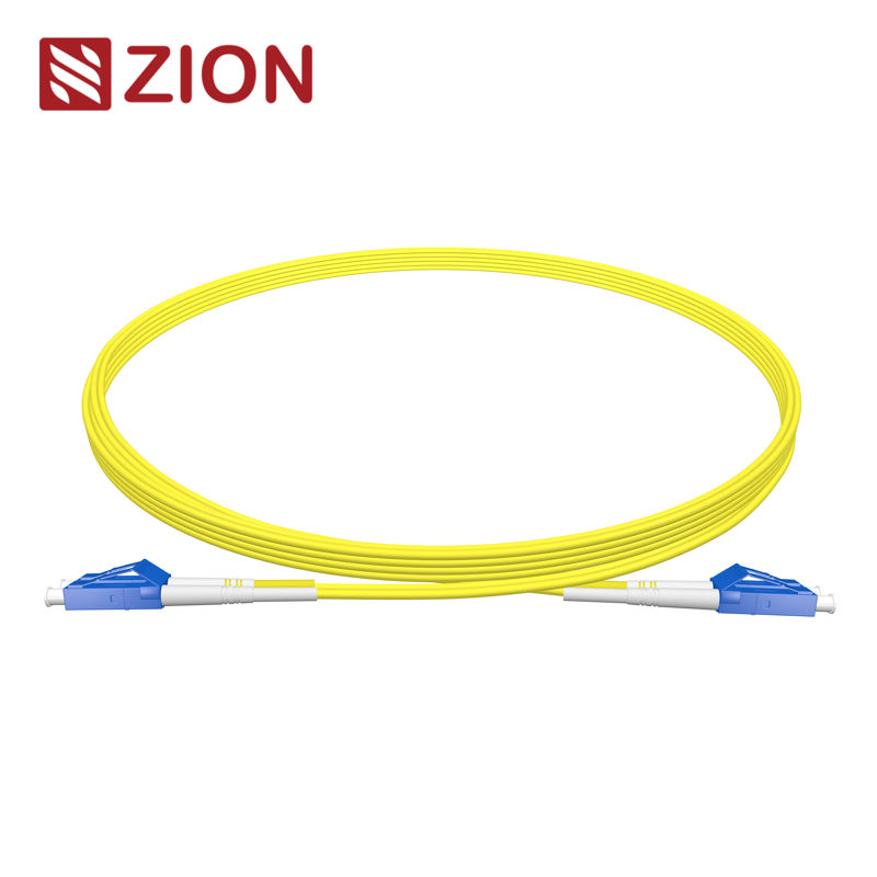 LC UPC to LC UPC Duplex G.652.D Single Mode PVC 2.0mm -2m(6ft) FOPC