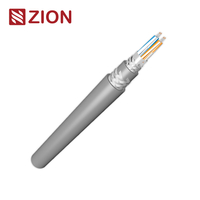 RS485 Amour Cable, 24AWG 2P, Foil+Braid, LSZH/SWB/LSZH, 120Ω