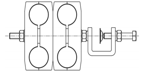 Feeder Cable Clamp- for 1 14 Cable-4way1