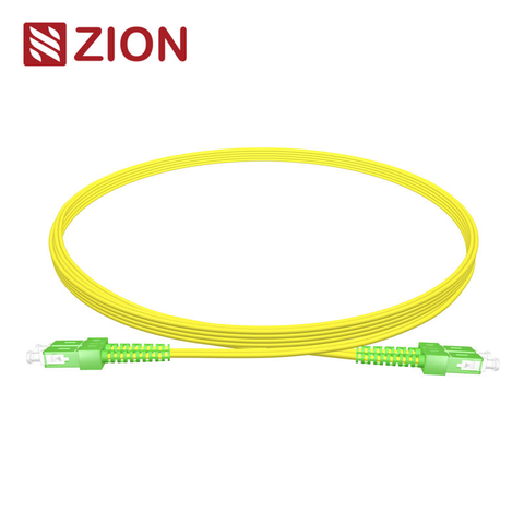 SC APC to SC APC Duplex G.652.D Single Mode PVC 2.0mm -2m(6ft) FOPC