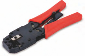 Crimping tool 8P+6P+4P Red.