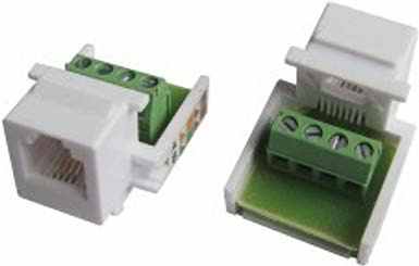 Cate.5e RJ45 Keystone jack ZC-1014B