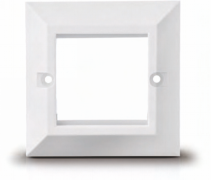 ZFP 009 Single gang bevelled Face plate