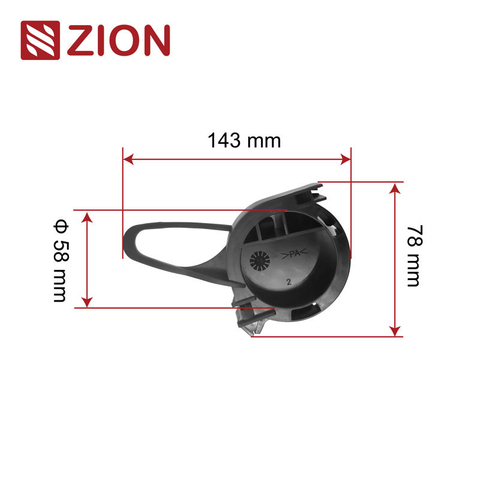 FTTH nylon cable flat cable drop clamp FTTH nylon cable clamp ZCPAC-02