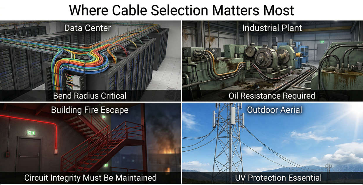 Where Cable Selection Matters Most