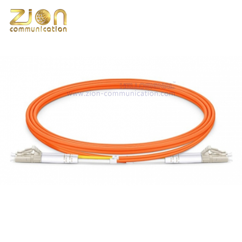 LC UPC to LC UPC Duplex OM1 Fiber Patch Cord 