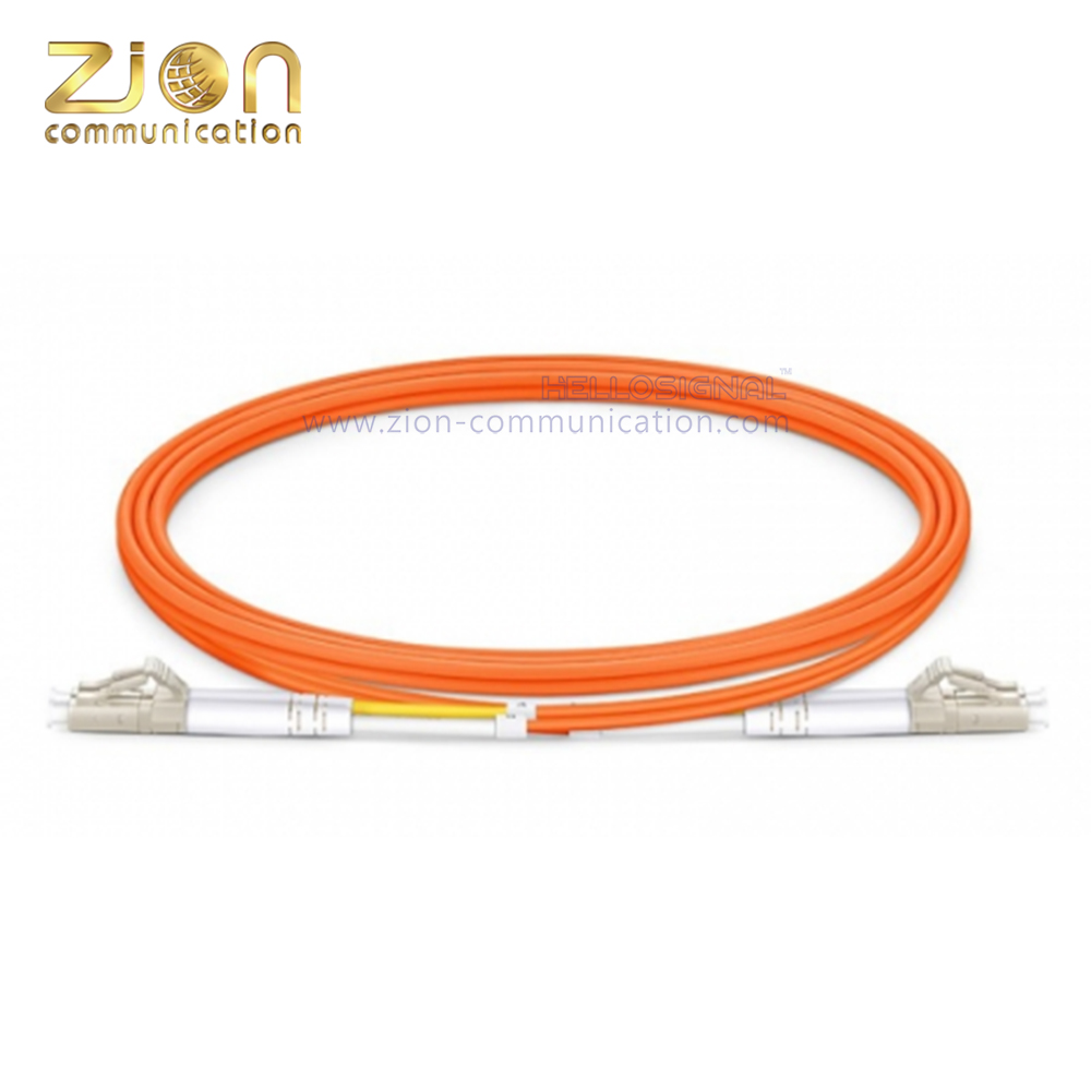 LC UPC to LC UPC Duplex OM1 Fiber Patch Cord 