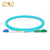 LC UPC to LC APC Duplex OM4 Fiber Patch Cord 