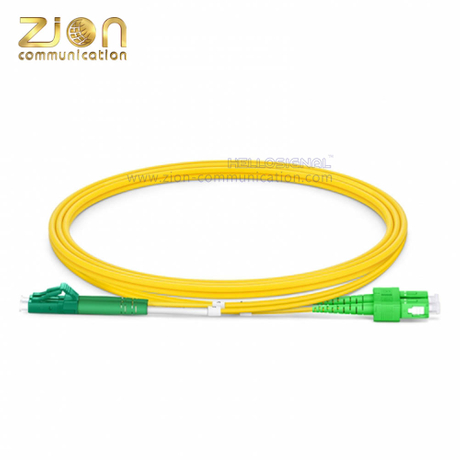 LC APC to SC APC Duplex G.652.D Single Mode PVC 2.0mm -2m(6ft) FOPC ...