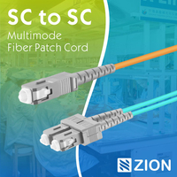 SC to SC Multimode Fiber Patch Cord