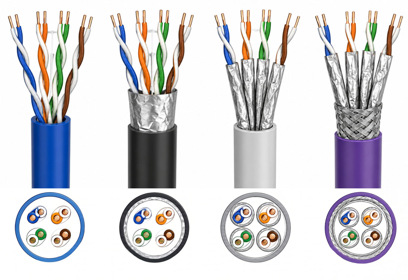 Ethernet Cable Shielding Structure Concept
