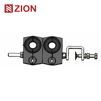 Feeder Cable Clamp, for 2x(4.8-7)+2x(22-29)mm Cable, 4Way
