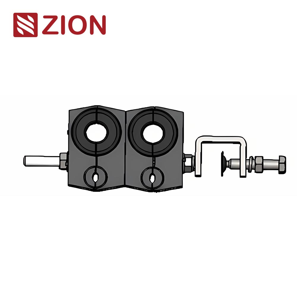 Feeder Cable Clamp, for 2x(4.8-7)+2x(22-29)mm Cable, 4Way