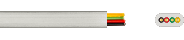 4 Way Flat Telephone Cable