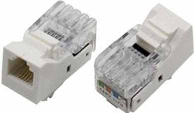 Cat.3 RJ11 (6P4C) Keystone Jack