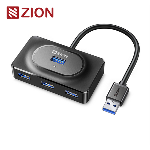 NO.ZCF110-USB 3.0 Square 4-Port Hub (Black/White)