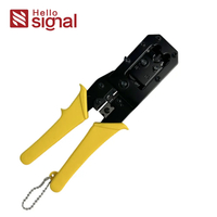 Modular Crimp Tool 6P+8P (EZ Pass-Through): Crimp, Strip & Cut for RJ45/RJ12