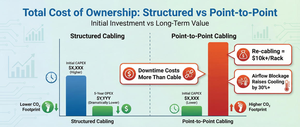 Total Cost of Ownership Structured vs Point-to-Point