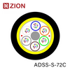 ADSS Cable Single Jacket 10mm PE,Span 100m fibra óptica All Dielectric self-supporting Aerial,Loose Multi-tube,Monomode óptico para,Aramid yarn,inner water blocking tape,