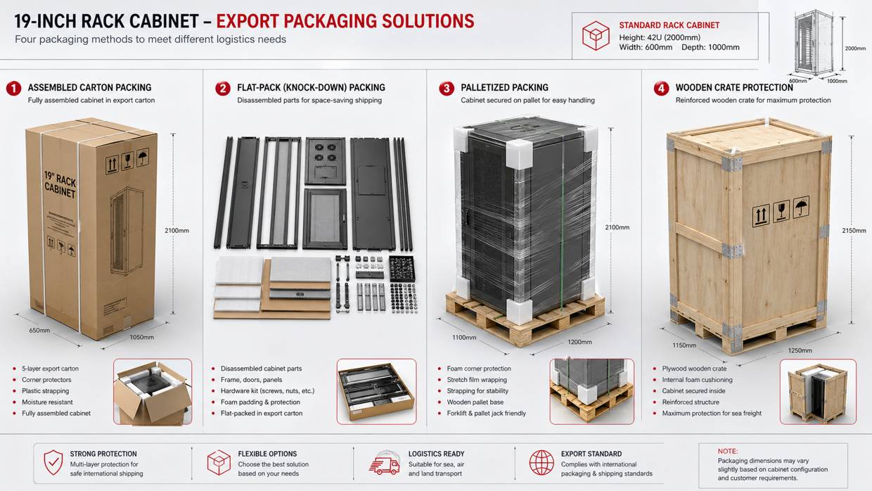 Rack Cabinet Freight and Container Loading Plan