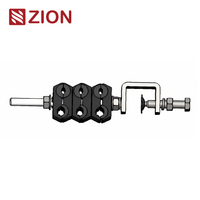 Feeder Cable Clamp, for 3x(4.8-7)+3x(8-10)mm Cable, 6Way