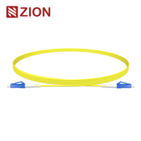 LC UPC to LC UPC Simplex G.652.D Single Mode PVC 0.9mm -2m(6ft) FOPC