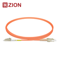 LC UPC to SC UPC Duplex OM1 Multimode PVC 2.0mm -2m(6ft) FOPC