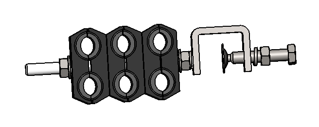 Feeder Cable Clamp-for 7D-FB & 12 Cable-6way