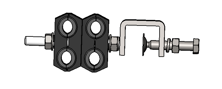 Feeder Cable Clamp-for 7D-FB & 12 Cable 4way