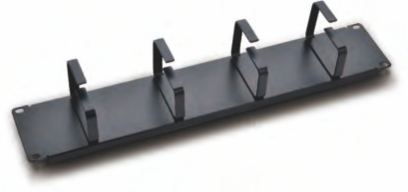 2u cable manager 4 rings (metal).