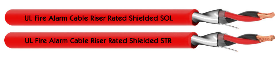 14 UL Fire Alarm Cable Riser Rated Shielded Fire Cables