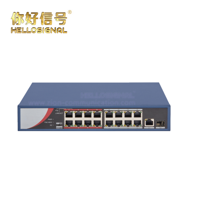 16 Port Fast Ethernet Unmanaged POE Switch / 非网管二层交换机