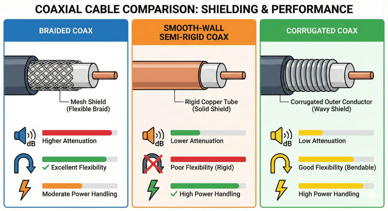 Comparison with traditional coaxial cable
