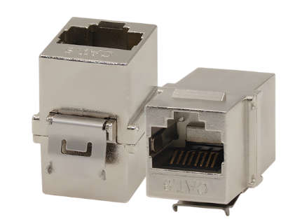 FTP Cat6 RJ45-RJ45 180° Inline Coupler FTP Cat6 RJ45-RJ45 180° Inline Coupler