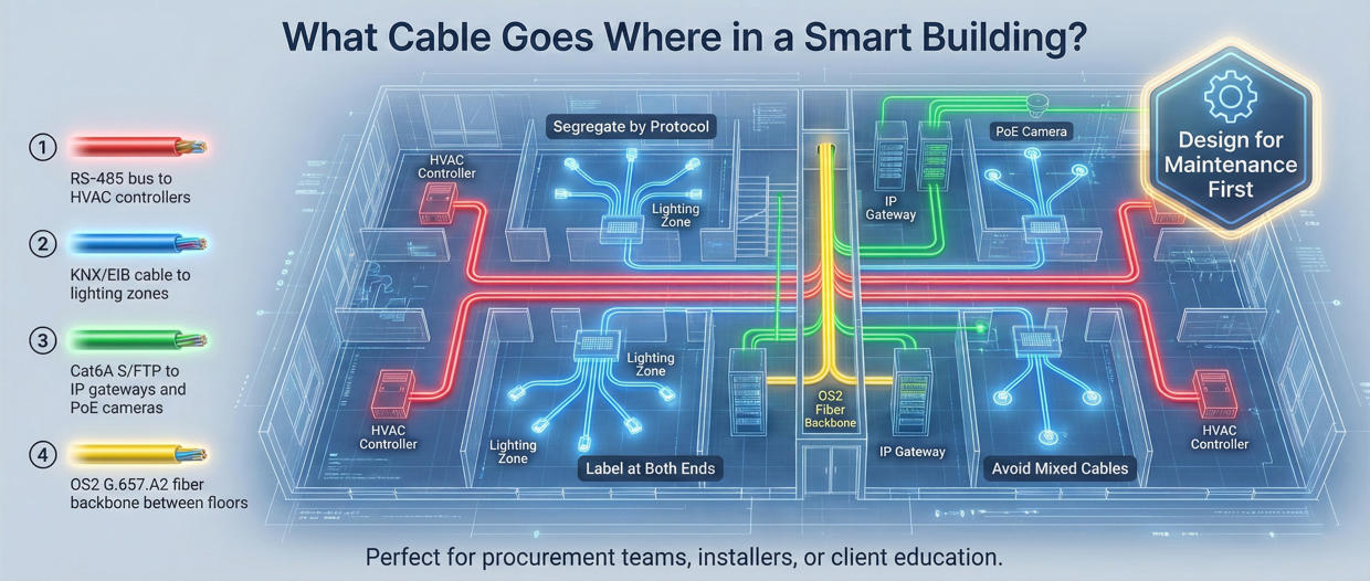 BMS cabling map what cable goes where
