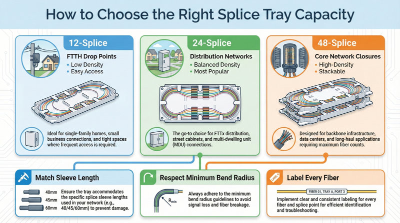 How to Choose the Right Splice Tray How to Choose the Right Splice Tray