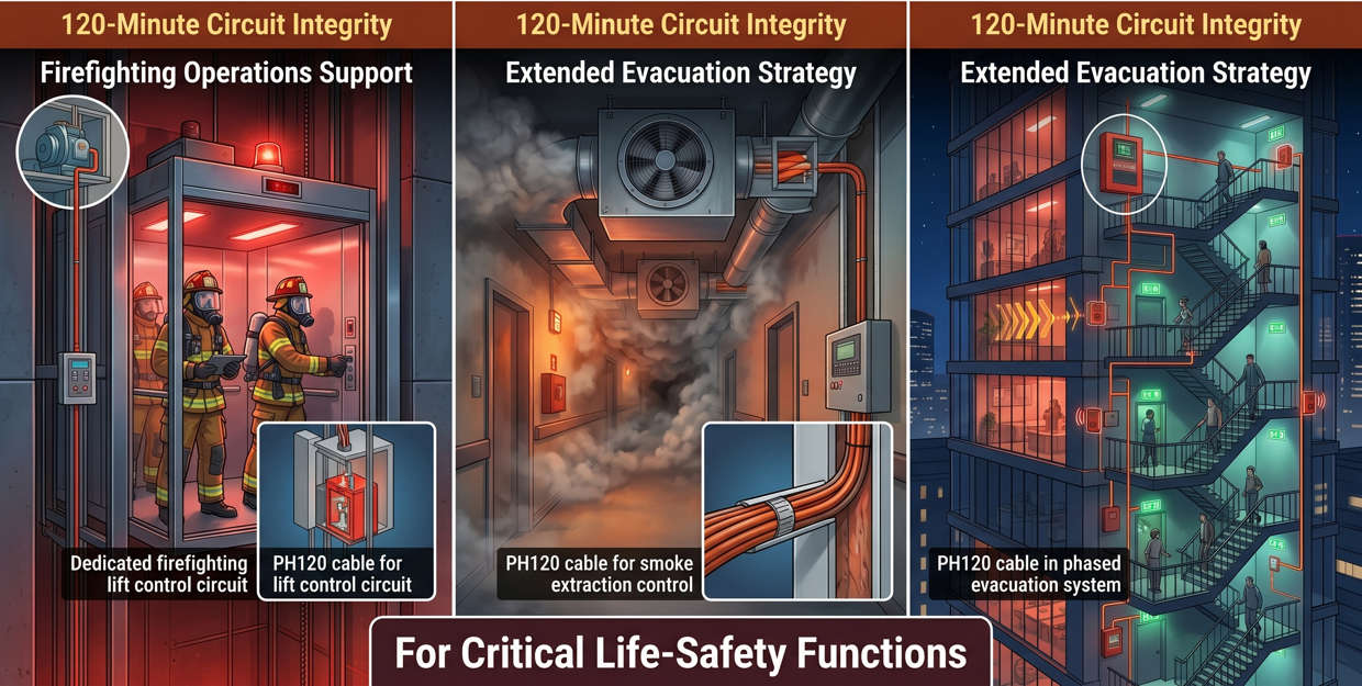 Where PH120 Cable Is Critical