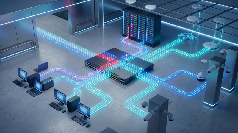 Network Switch Data Flow