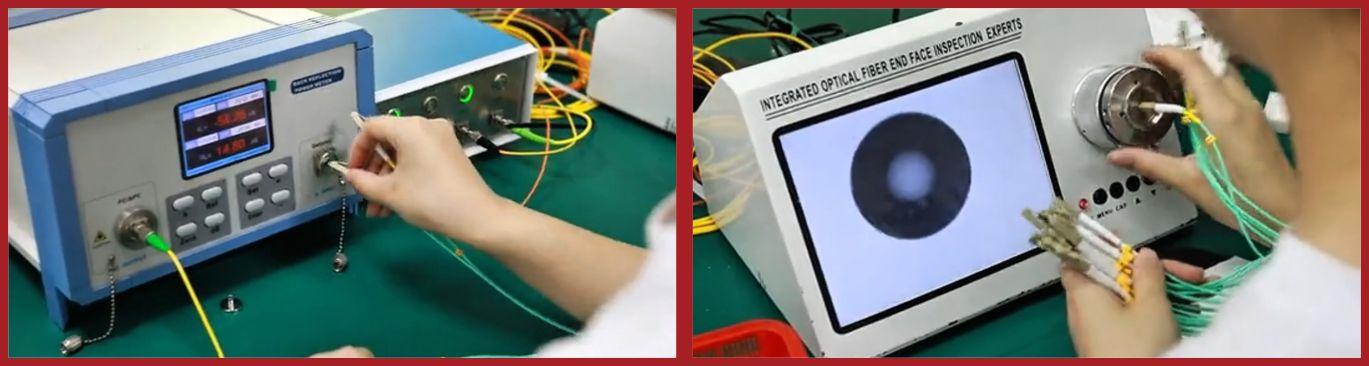 Microscope Inspection for fiber jumper