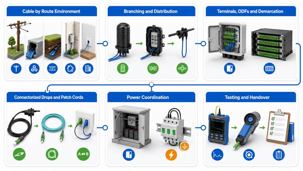 Six fiber BOM categories affected by 5G network densification