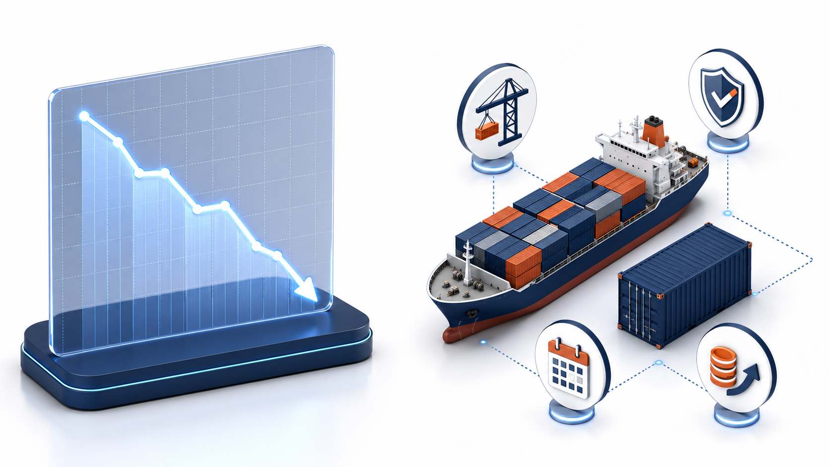 Freight index versus shipment quotation