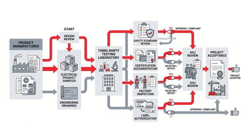 UL vs NRTL Certification Decision Flow