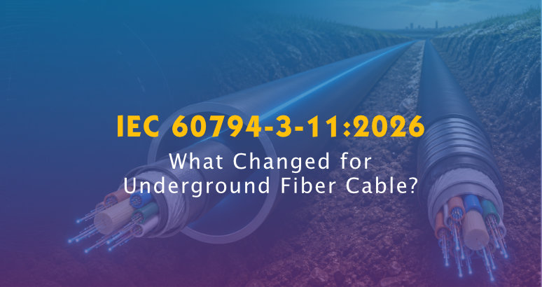 IEC 60794-3-11:2026: What Changed for Duct and Direct-Buried Fiber Optic Cable?