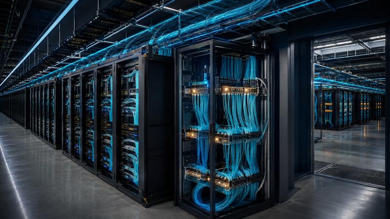 AI data center fiber architecture from GPU racks to campus interconnects