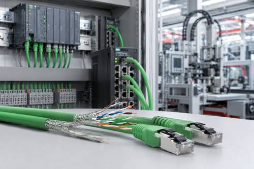 PROFINET industrial Ethernet cable for PLC and machine networks