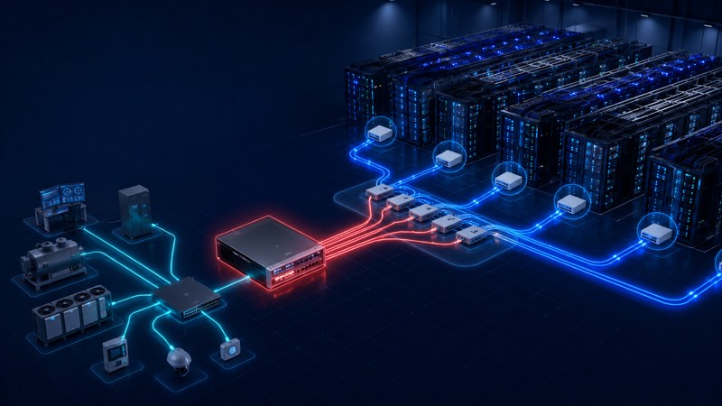 Data center POL applications separated from production network workloads
