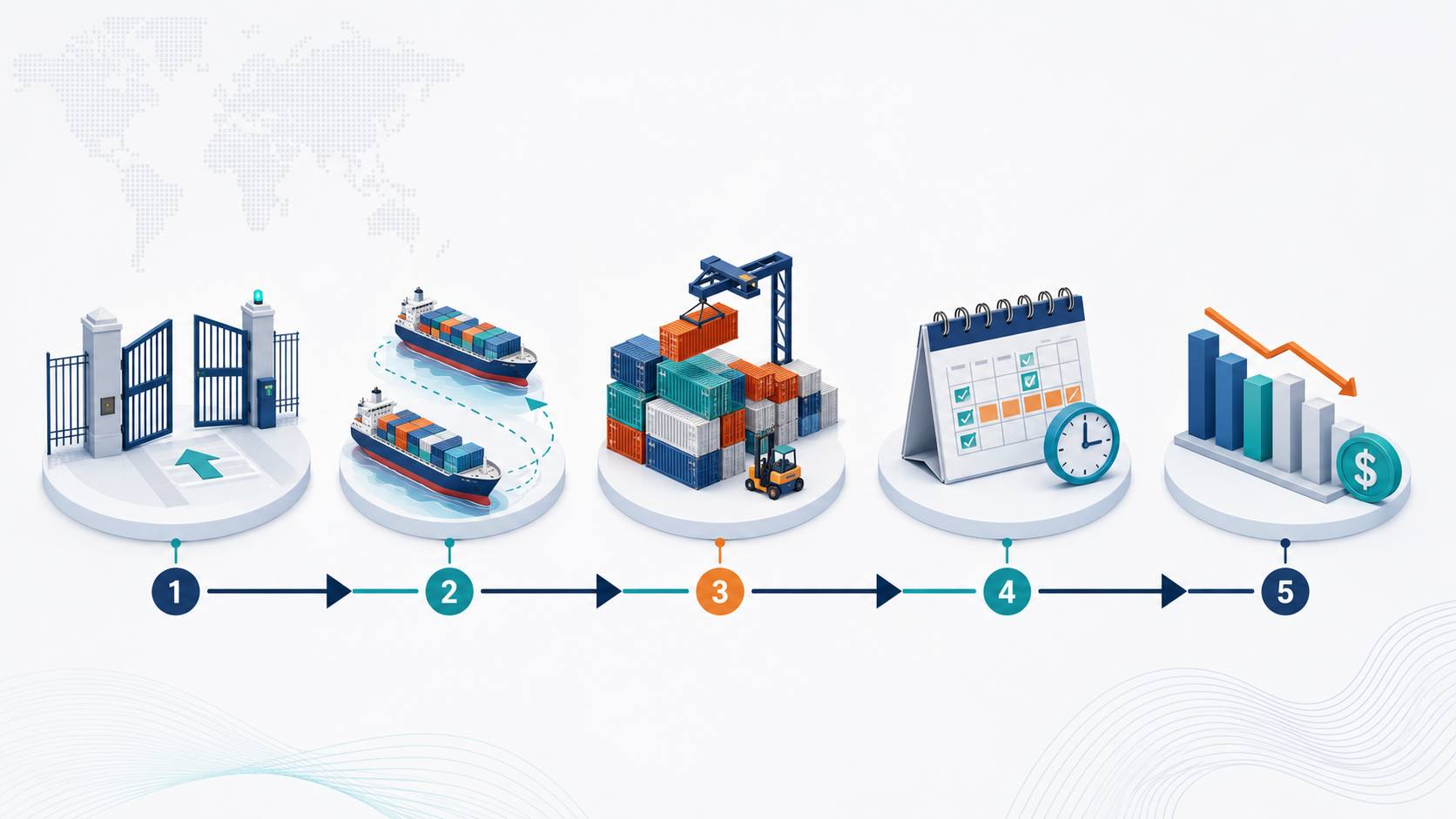 Freight recovery timeline