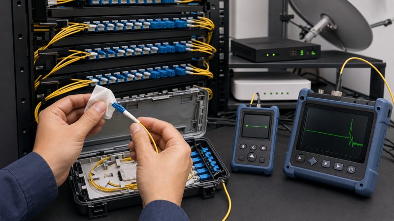 Testing and Handover for enterprise Passive Optical LAN design
