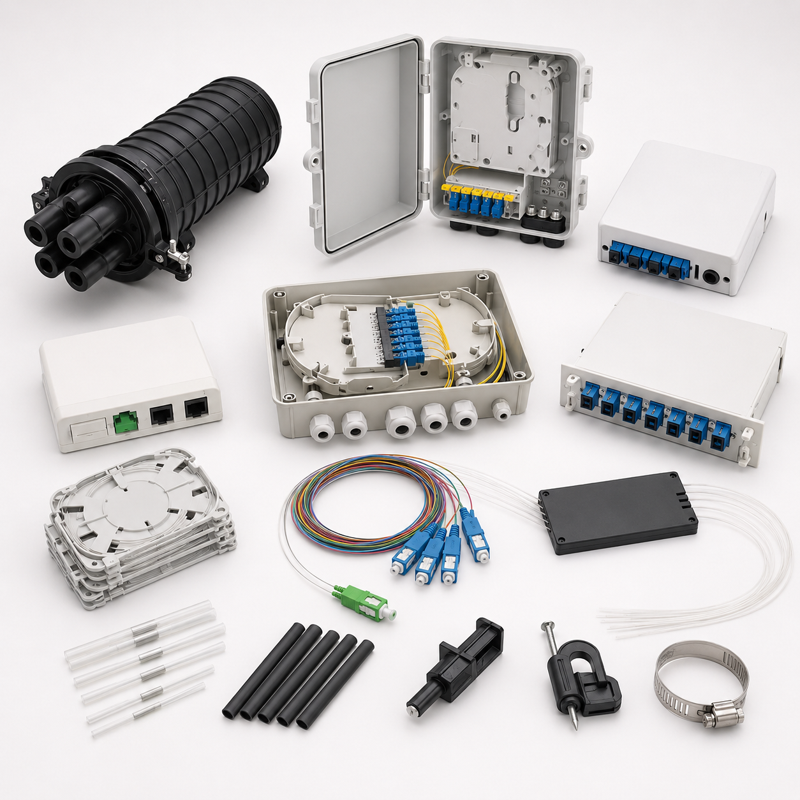 ODN accessories for fiber network maintenance